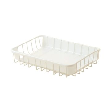 Dune Bluff Empty Under-Desk Cable Tray - White