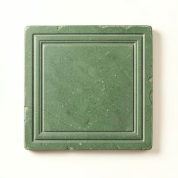 Reed Crossing Uninstalled Square Decorative Tile - Green (synthetic illustration; no displayed measurements)