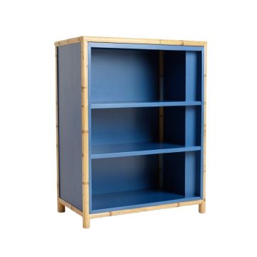Stone Arc Freestanding Bookcase - Blue