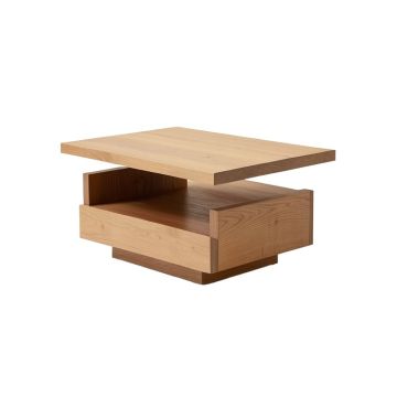 Cross Legs Coffee Table With Storage