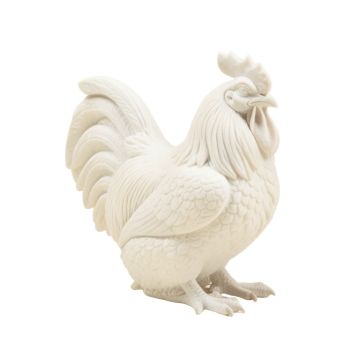 Favela Sitting Rooster Figurine