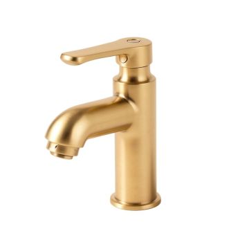 Waterfall Single Hole Bathroom Faucet With Drain Assembly