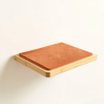 Lake Field Wall-Mounted Cat Perch - Terracotta (synthetic illustration; no displayed measurements)