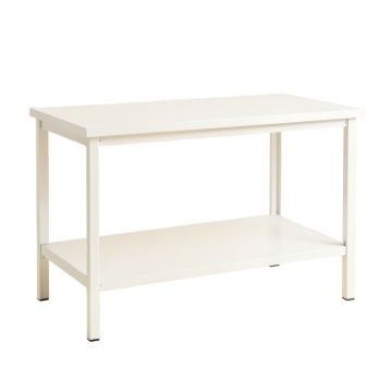 Rowan Arc Empty Workshop Workbench - White