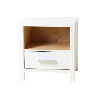 Alder Crossing Nightstand - White (synthetic illustration; no displayed measurements)