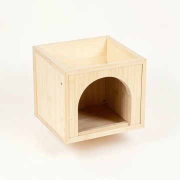 Cedar Canyon Wall-Mounted Cat Perch - Ivory (synthetic illustration; no displayed measurements)