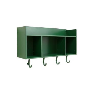 Cliff Crossing Wall-Mounted Entryway Organizer Shelf - Green