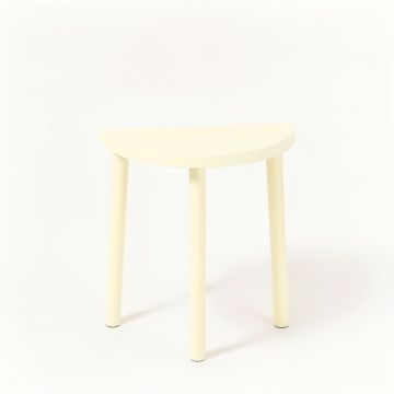 Cliff Crest Compact Balcony Table - Cream (synthetic illustration; no displayed measurements)