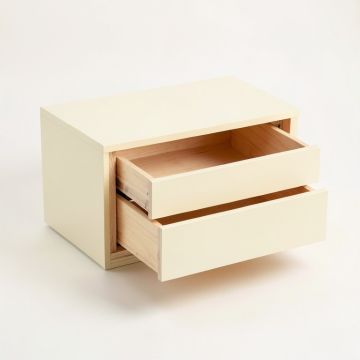 Birch Bridge Small-Parts Storage Drawer Cabinet - Cream (synthetic illustration; no displayed measurements)