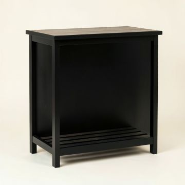 Moss Crest Freestanding Laundry Folding Counter - Black (synthetic illustration; no displayed measurements)