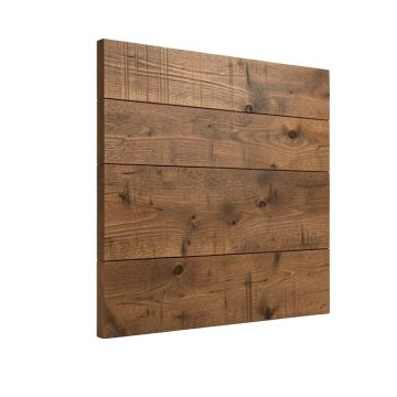 Matrix 12 '' X 48 '' Reclaimed Engineered Wood Wall Paneling In Brown