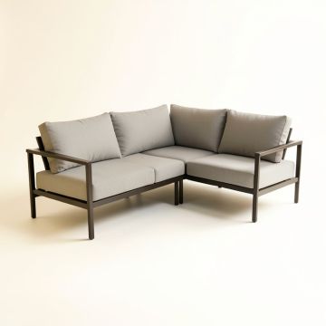 Gayston 44.8 '' Wide Outdoor Left Hand Facing Patio Sectional With Cushions (synthetic illustration; no displayed measurements)