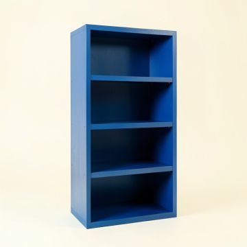 Wren Bridge Narrow Cubby Tower - Blue (synthetic illustration; no displayed measurements)