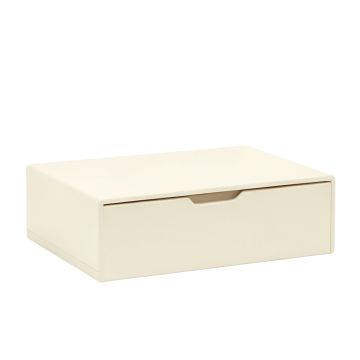 Oak Bend Desktop Monitor Riser - Cream (synthetic illustration; no displayed measurements)