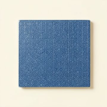 Oak Canyon Uninstalled Square Decorative Tile - Blue (synthetic illustration; no displayed measurements)