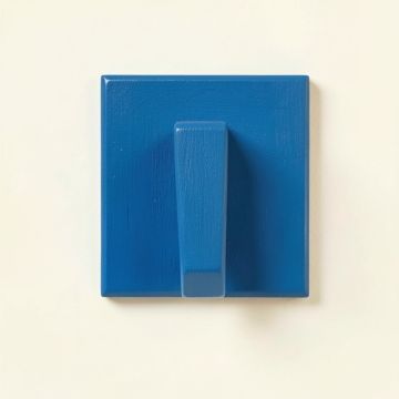 Rowan Bridge Wall-Mounted Robe Hook - Blue (synthetic illustration; no displayed measurements)