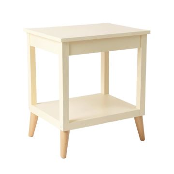 River Edge Side Table - Cream