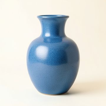 Clay Bridge Empty Decorative Vase - Blue (synthetic illustration; no displayed measurements)