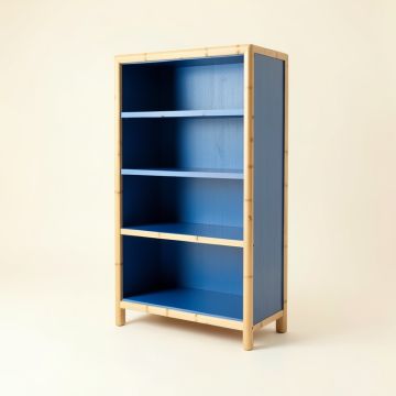Briar Falls Freestanding Bookcase - Blue (synthetic illustration; no displayed measurements)