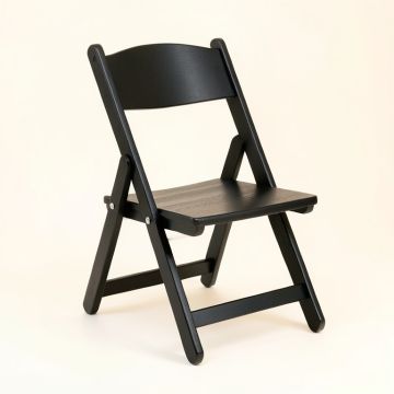 Hill Bend Folding Outdoor Chair - Black (synthetic illustration; no displayed measurements)