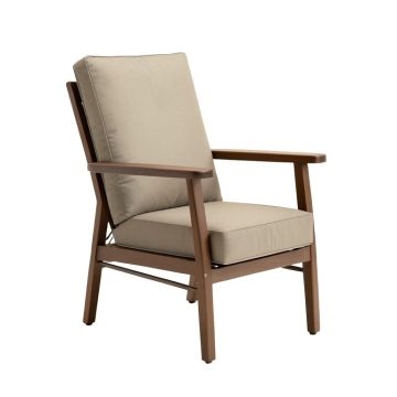 Colton Outdoor Recliner Patio Chair With Sunbrella Cushions