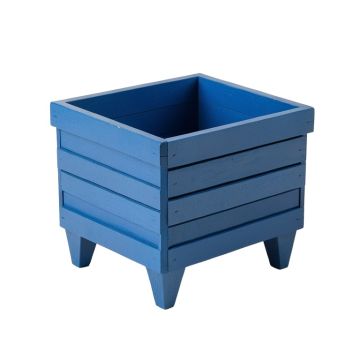 Willow Bend Empty Raised Planter - Blue
