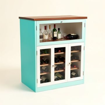Rathod Bar With Wine Storage (synthetic illustration; no displayed measurements)