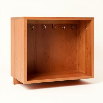 Dawn Bend Empty Mug-Storage Cabinet Insert - Terracotta (synthetic illustration; no displayed measurements)
