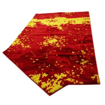 Brooksville Abstract Red/Yellow Rug