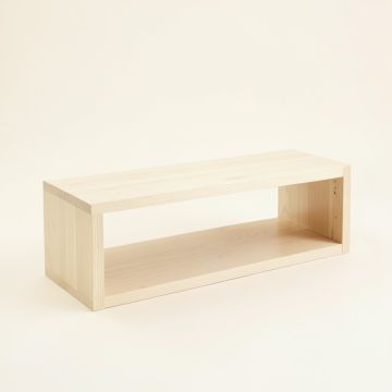 Hill Crest Indoor Bench - Ivory (synthetic illustration; no displayed measurements)