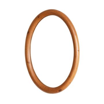 Stone Arc Framed Wall Mirror - Terracotta