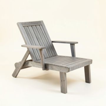 Ash Dale Outdoor Lounge Chair - Gray (synthetic illustration; no displayed measurements)