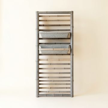 Maple Bluff Empty Vertical Garden Frame - Gray (synthetic illustration; no displayed measurements)