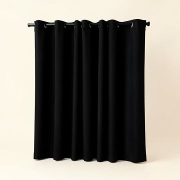 Solid Color Blackout Thermal Grommet Single Curtain Panel (synthetic illustration; no displayed measurements)