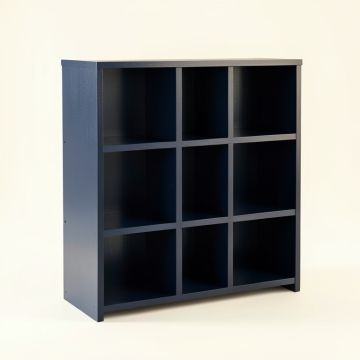 Hill Field Freestanding Bookcase - Navy (synthetic illustration; no displayed measurements)
