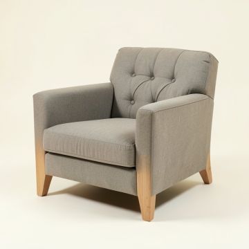 Penbrook 36 '' Wide Tufted Polyester Armchair (synthetic illustration; no displayed measurements)