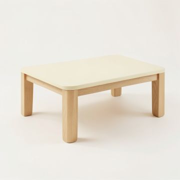 Moss Bend Coffee Table - Cream (synthetic illustration; no displayed measurements)