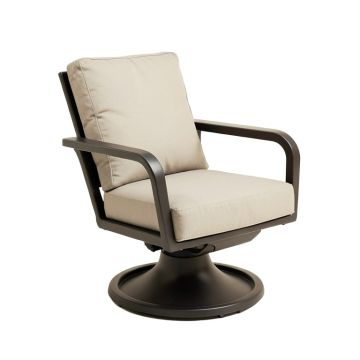 Merlyn Swivel Patio Chair With Cushions (synthetic illustration; no displayed measurements)