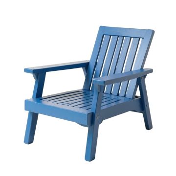 Hazel Branch Outdoor Lounge Chair - Blue