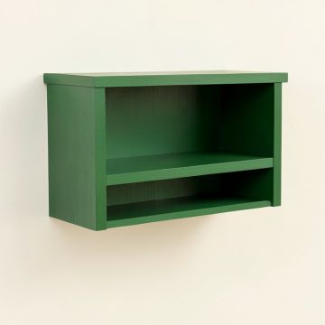 Cliff Canyon Wall-Mounted Shelf - Green (synthetic illustration; no displayed measurements)