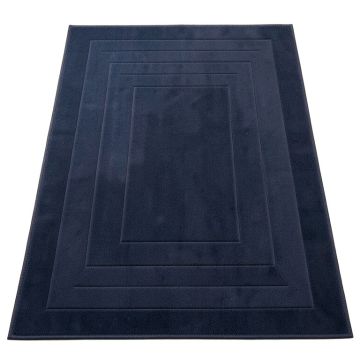 Holly Arc Rectangular Outdoor Rug - Navy