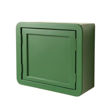 Elm Bluff Wall-Mounted Entry Cabinet - Green