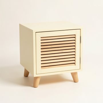 Alder Field Nightstand - Cream (synthetic illustration; no displayed measurements)