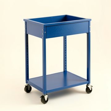 Cove Bend Empty Rolling Workshop Cart - Blue (synthetic illustration; no displayed measurements)