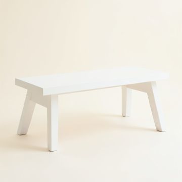 Harbor Crest Indoor Bench - White (synthetic illustration; no displayed measurements)