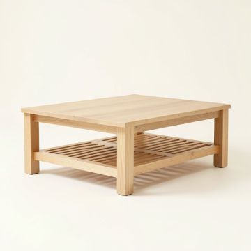 Meadow Bluff Coffee Table - Beige (synthetic illustration; no displayed measurements)