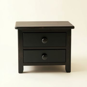 Hill Crossing Nightstand - Black (synthetic illustration; no displayed measurements)