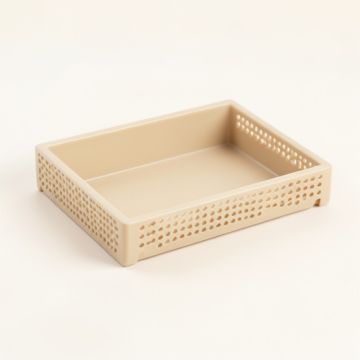 Wren Bend Empty Under-Desk Cable Tray - Beige (synthetic illustration; no displayed measurements)