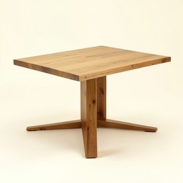 Courtdale Butterfly Leaf Rubberwood Solid Wood Dining Table (synthetic illustration; no displayed measurements)