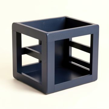 Dune Dale Empty Furniture-Style Pet Crate - Navy (synthetic illustration; no displayed measurements)